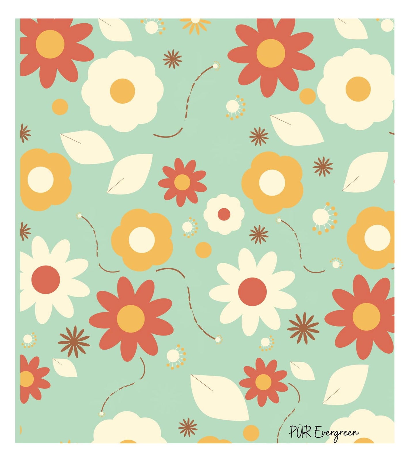 Swedish Dishcloth - Boho Flowers from PÜR Evergreen® - The Localist