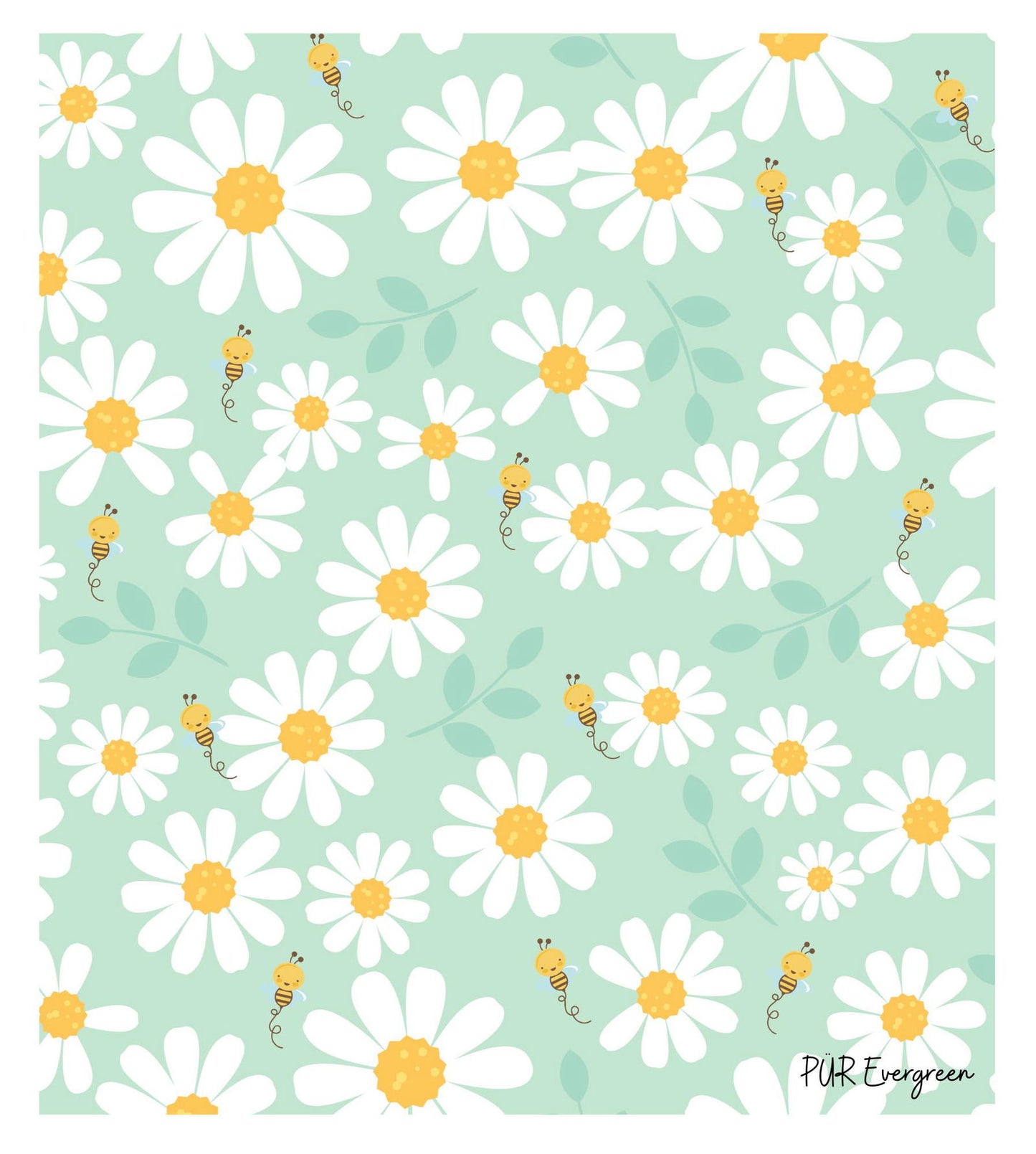 Swedish Dishcloth - Daisies & Bees from PÜR Evergreen® - The Localist