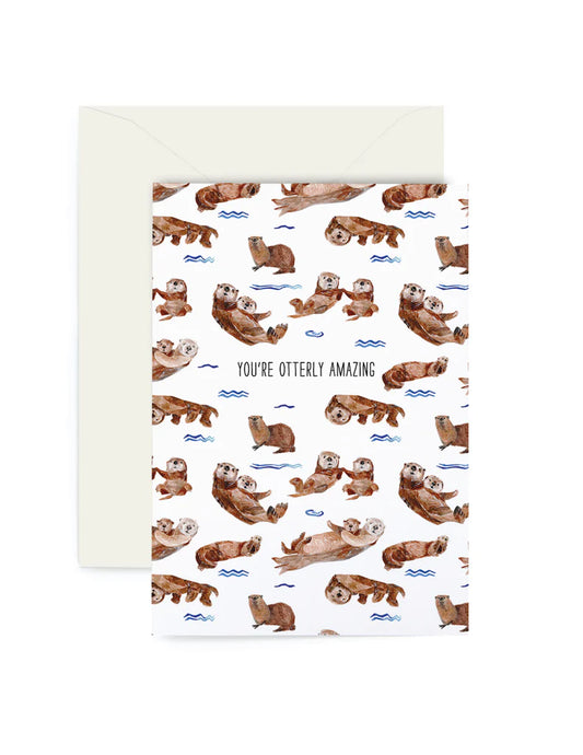 You're Otterly Amazing Greeting Card