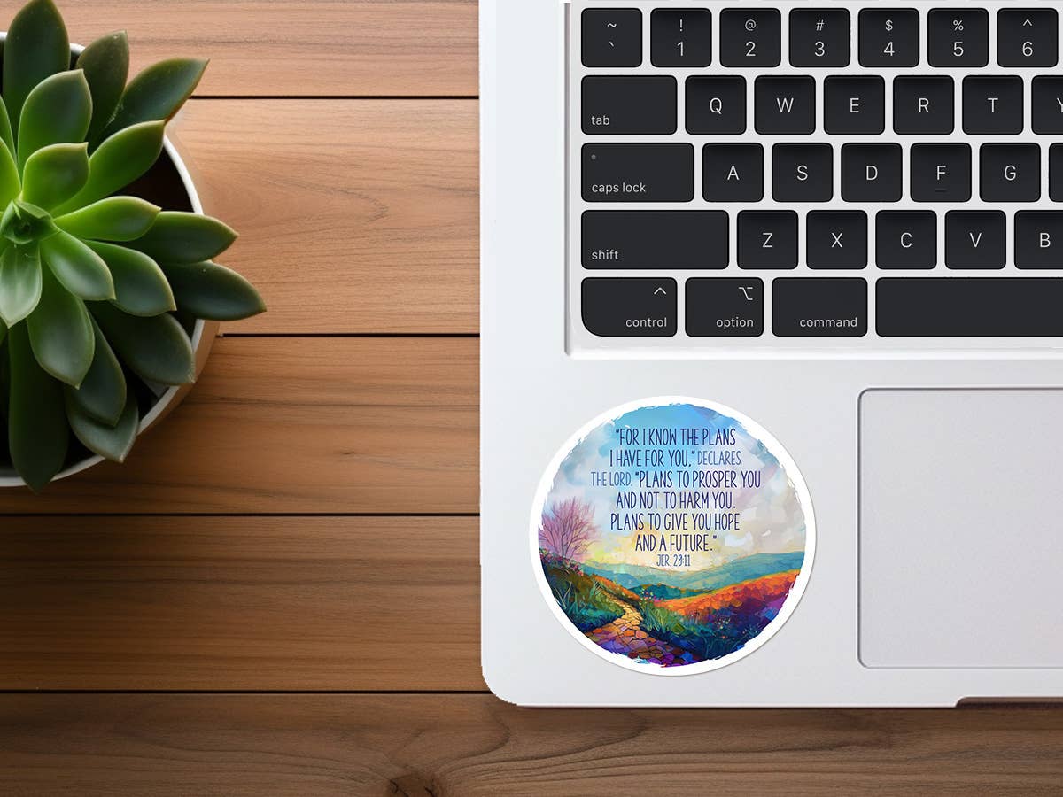 I Know The Plans I Have For You | Christian Sticker | Scenic