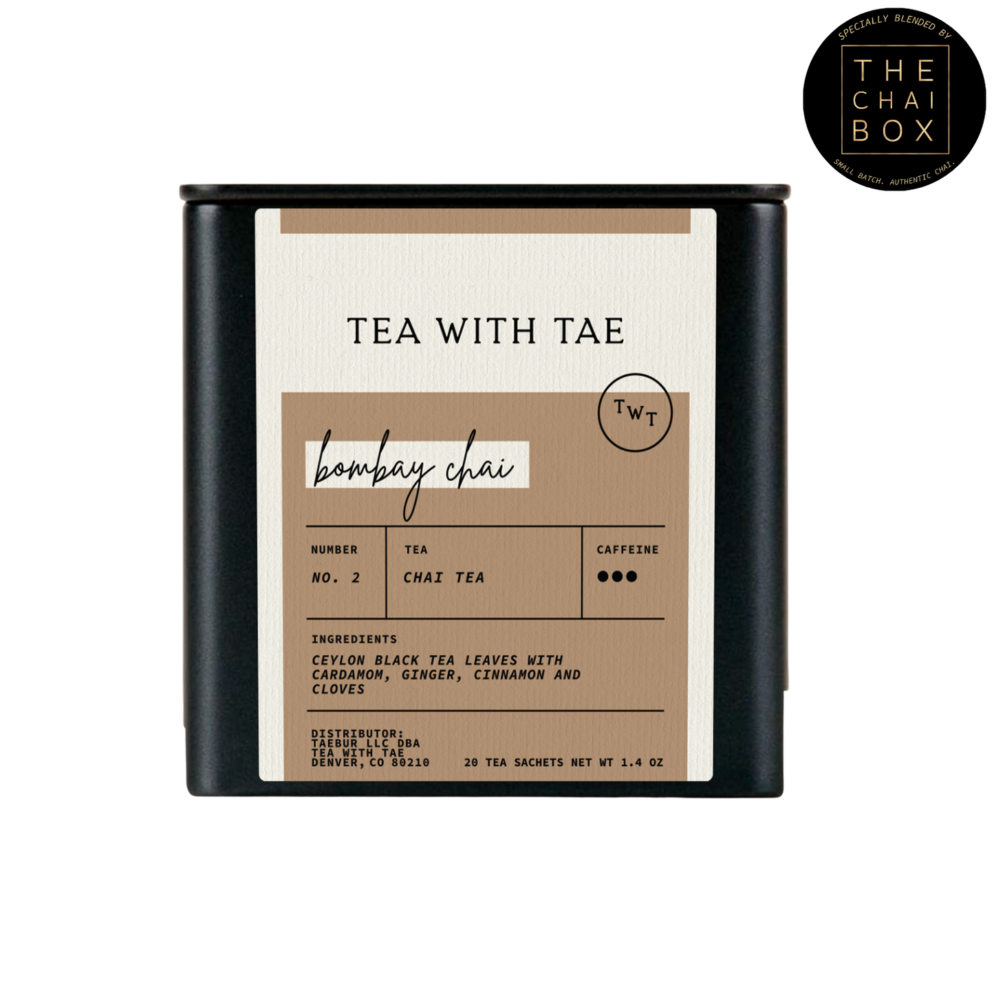 Bombay Chai Masala Tea Gift Tin (20 tea bags) - The Localist