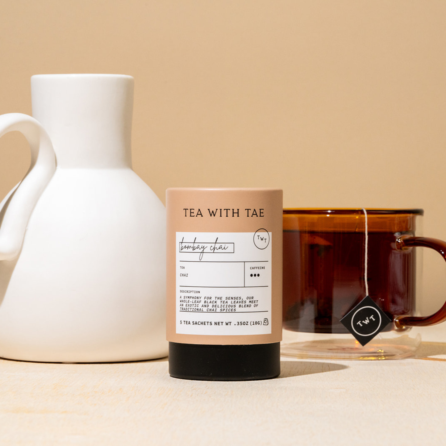 Bombay Masala Chai Black Tea Mini Tea Tube Gift (5 tea bags) - The Localist