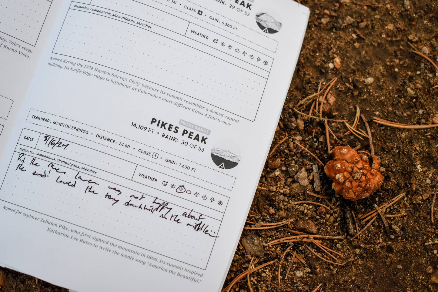 Colorado 14ers Notebook – Reference + Climb Log
