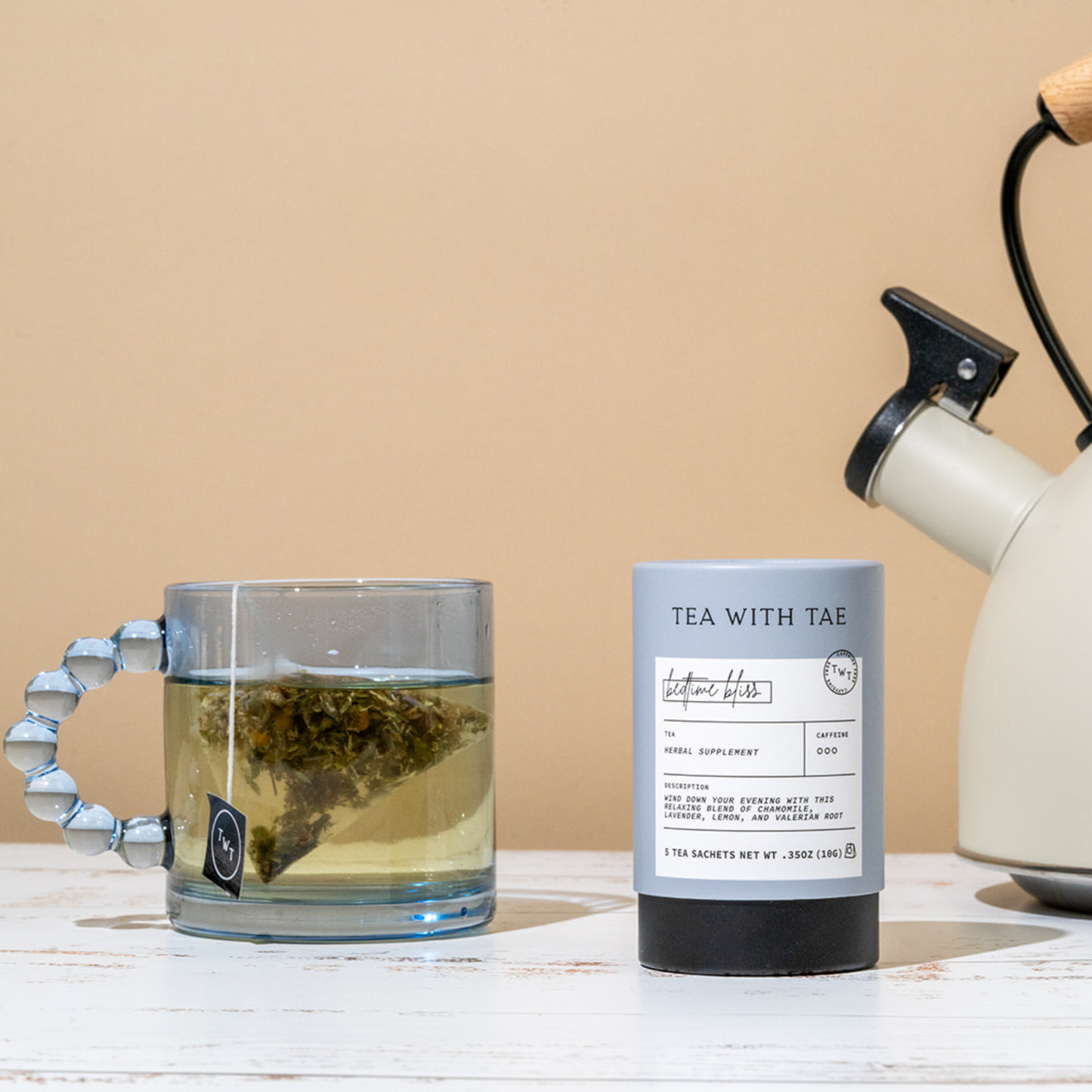 Bedtime Bliss Herbal Sleep Tea Mini Tube Gift (5 tea bags) - The Localist
