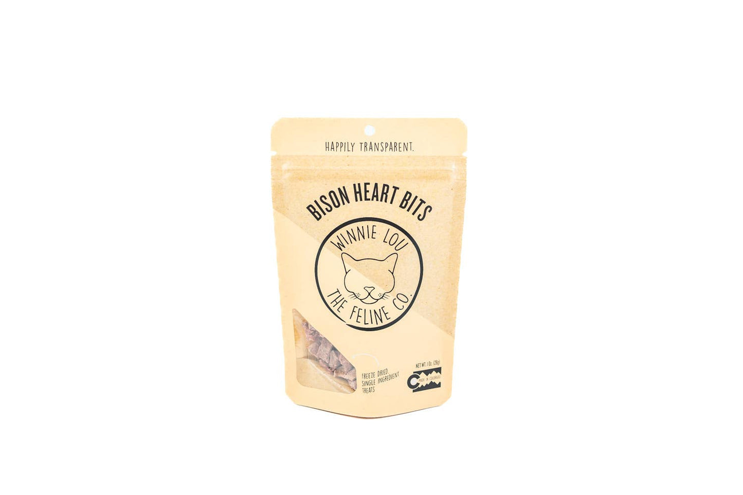 Bison Heart Bits - Cat Treats