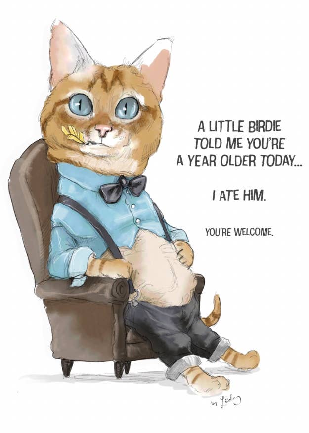 A Little Birdie Told Me | Birthday Greeting Card
