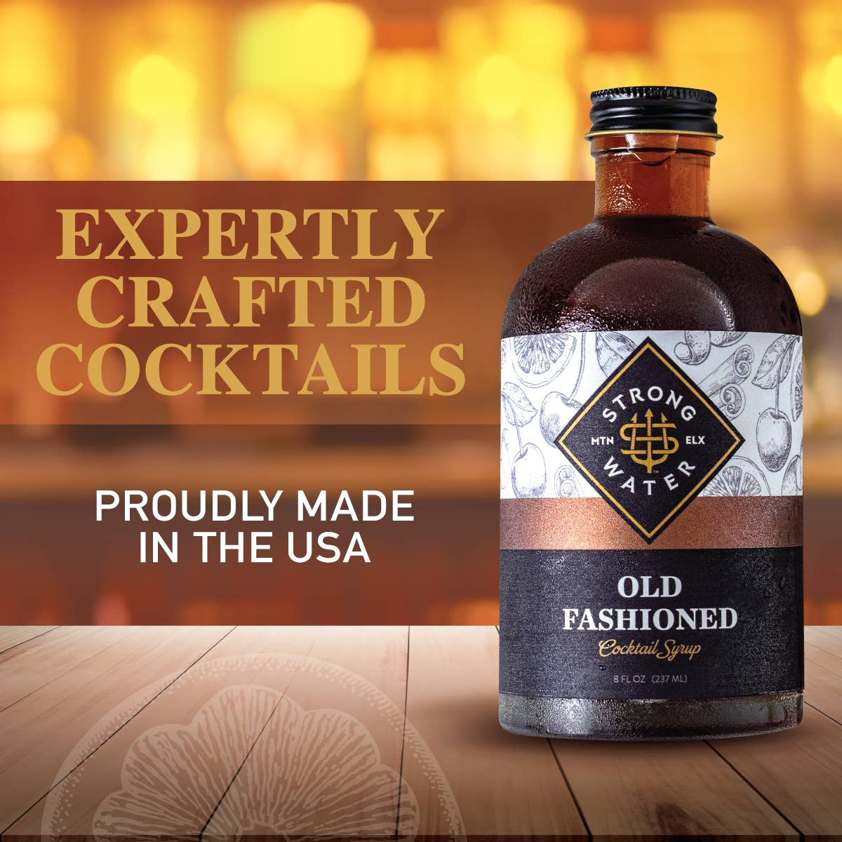 Old Fashioned Cocktail Mixer Syrup