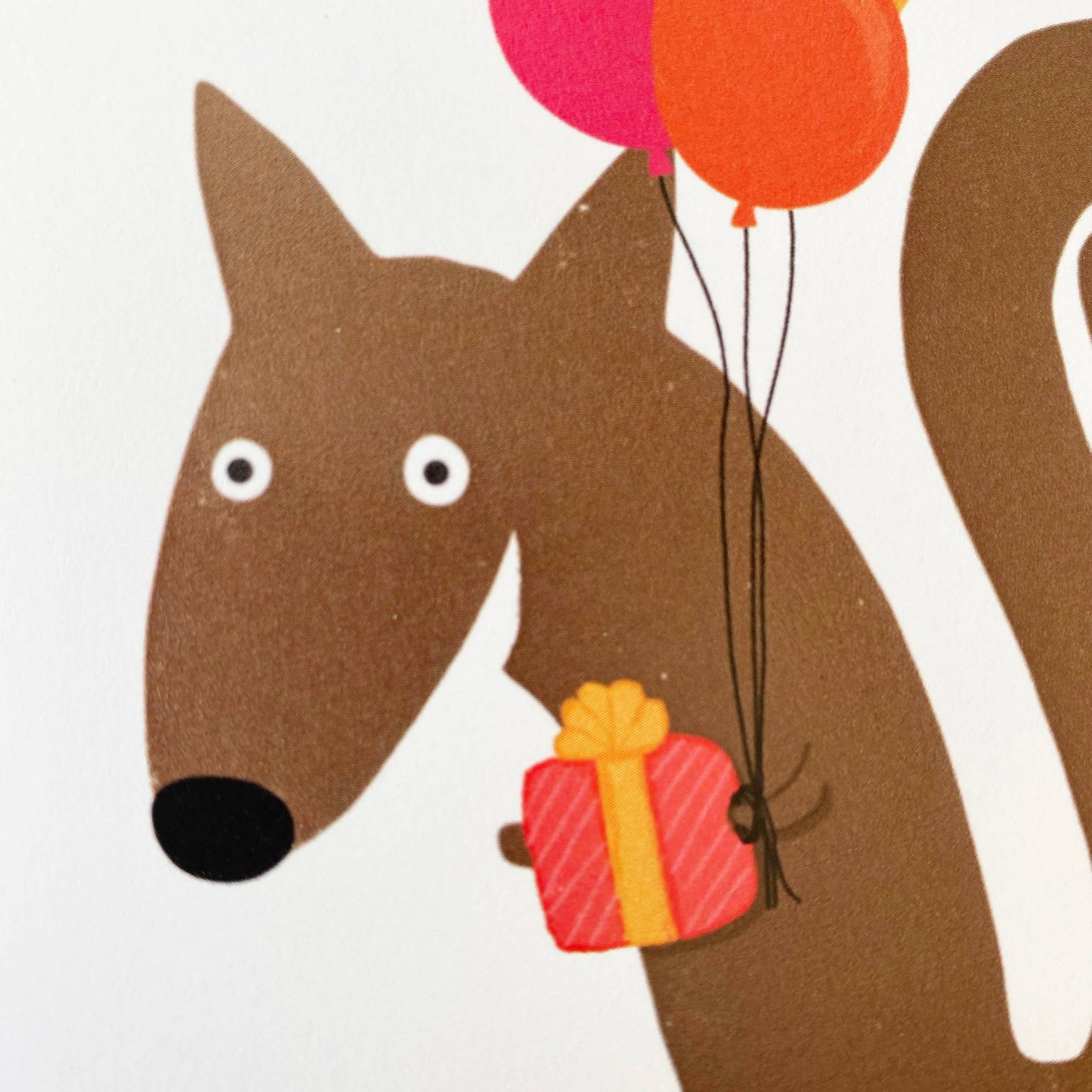 Squirrel Birthday Card