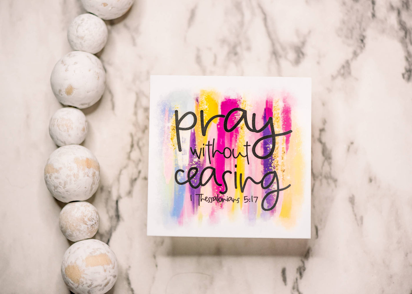 Pray Without Ceasing, Vinyl Sticker, 3x3 in.
