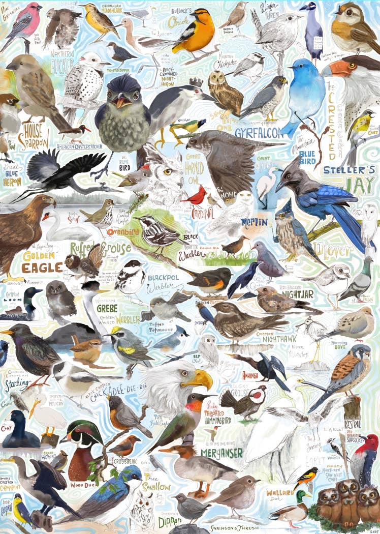 Birdie's Birds | Greeting Card