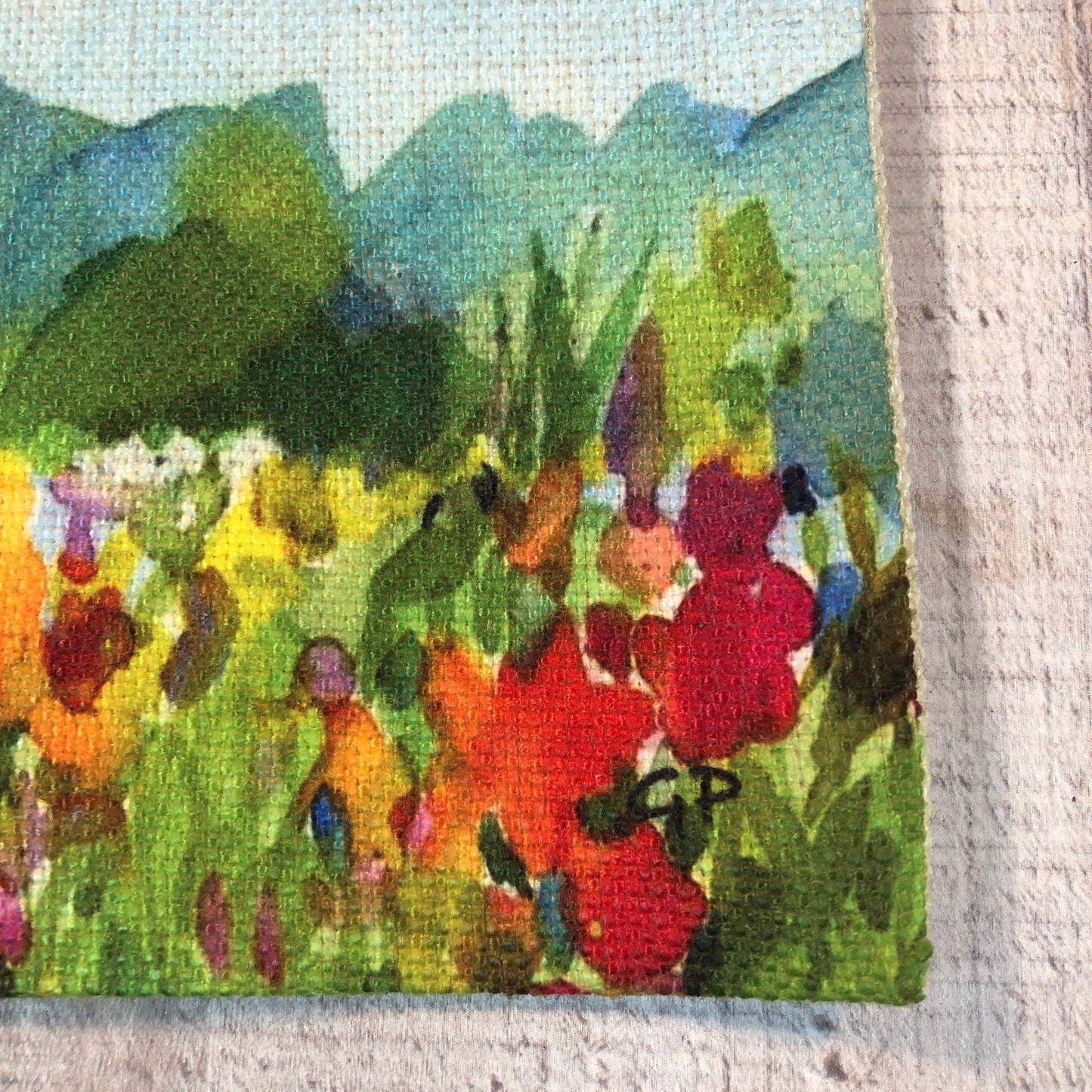 Linen Bag - Wildflower Frenzy