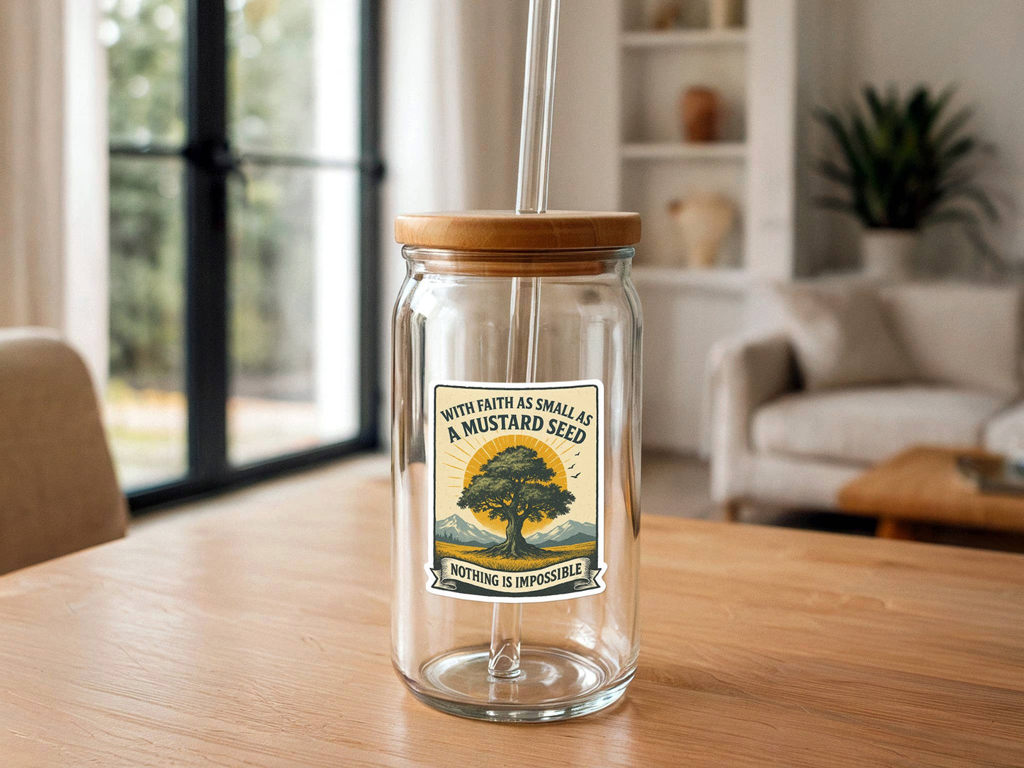Mustard Seed Faith | Christian Sticker | Move Mountains