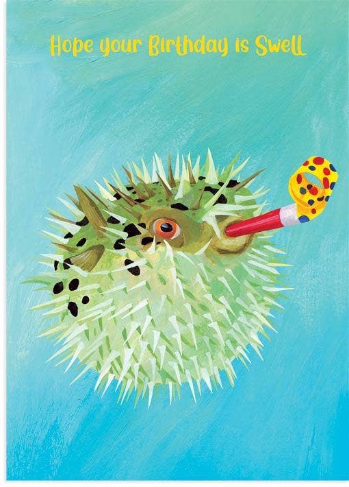 Puffer Party Birthday Card