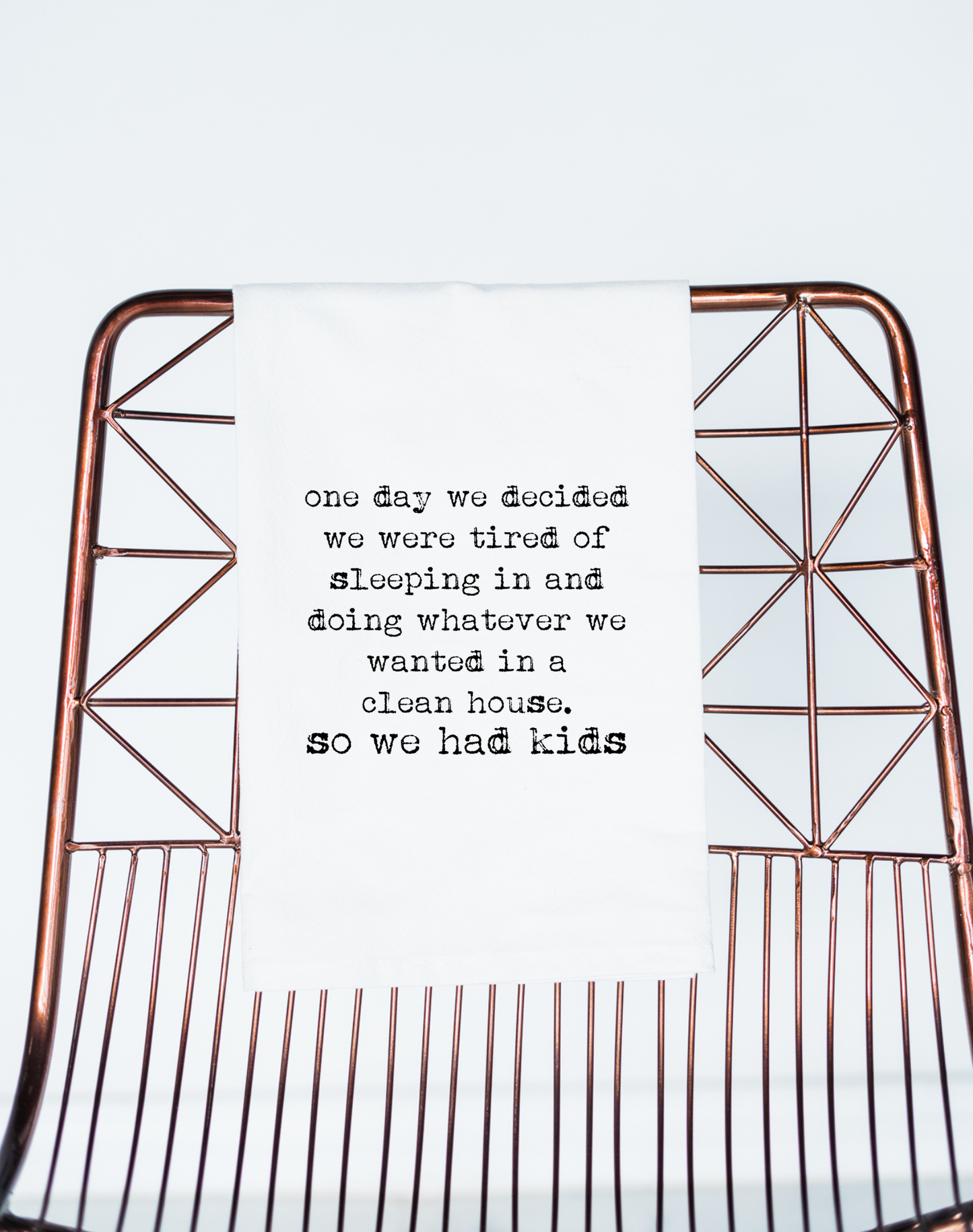 One Day We Decided to Have Kid | Gift Towel for Mother's Day