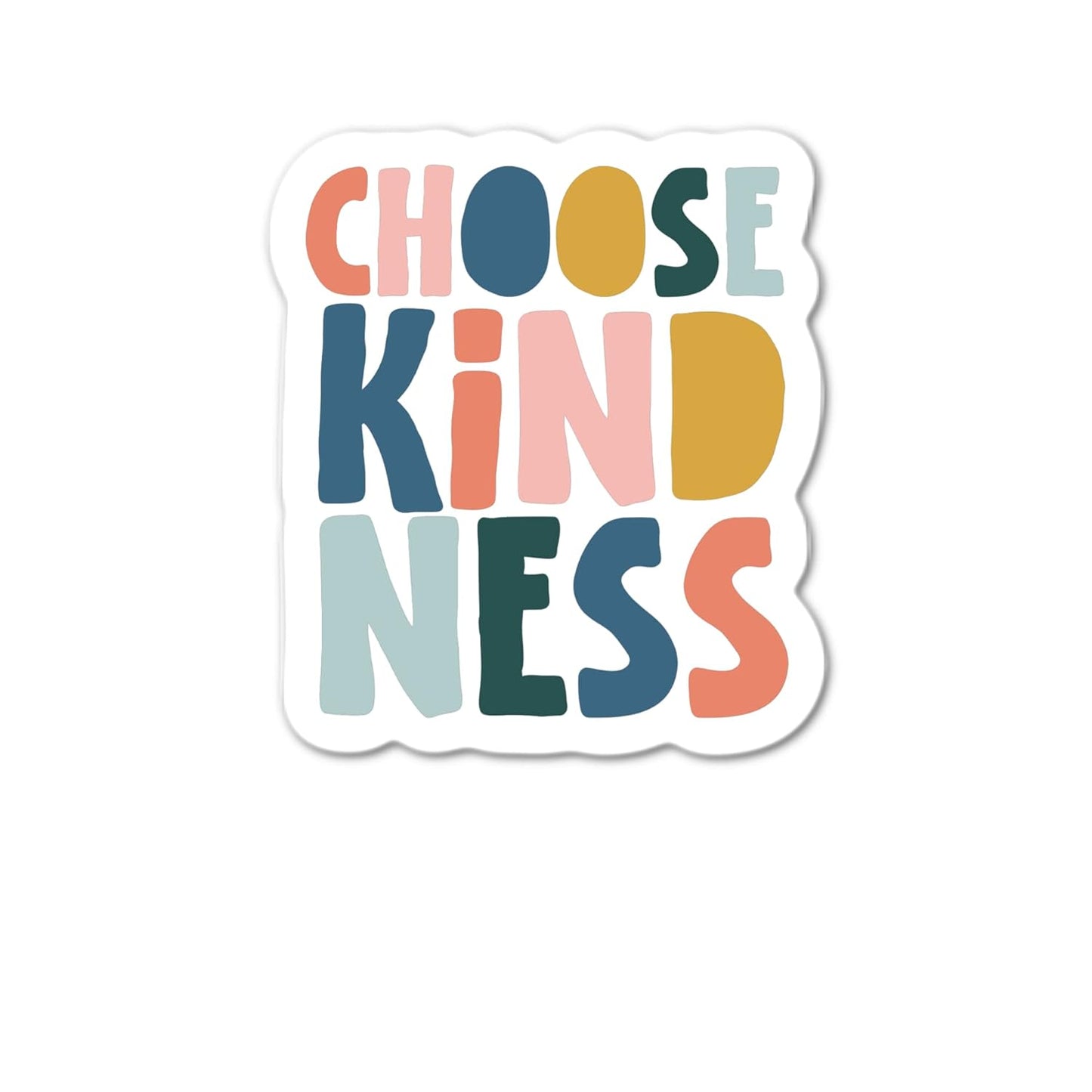 Choose Kindness Modern Boho Waterproof Sticker