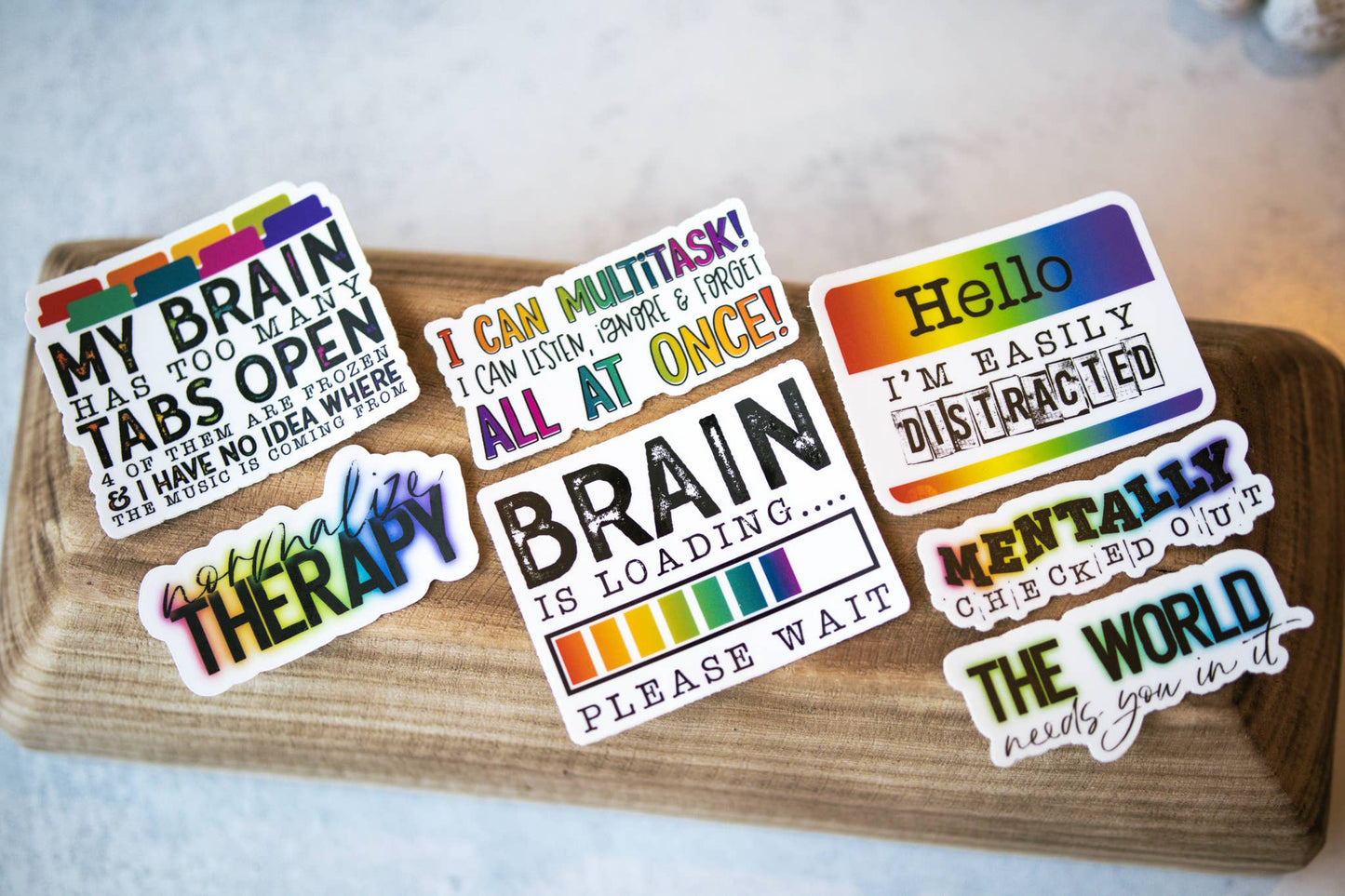 I Can Multitask, White Vinyl Sticker, 3in.