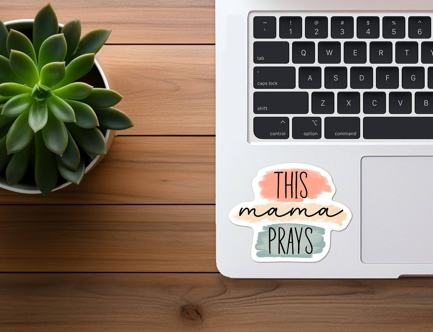This Mama Prays | Christian Sticker | Prayer | Waterproof