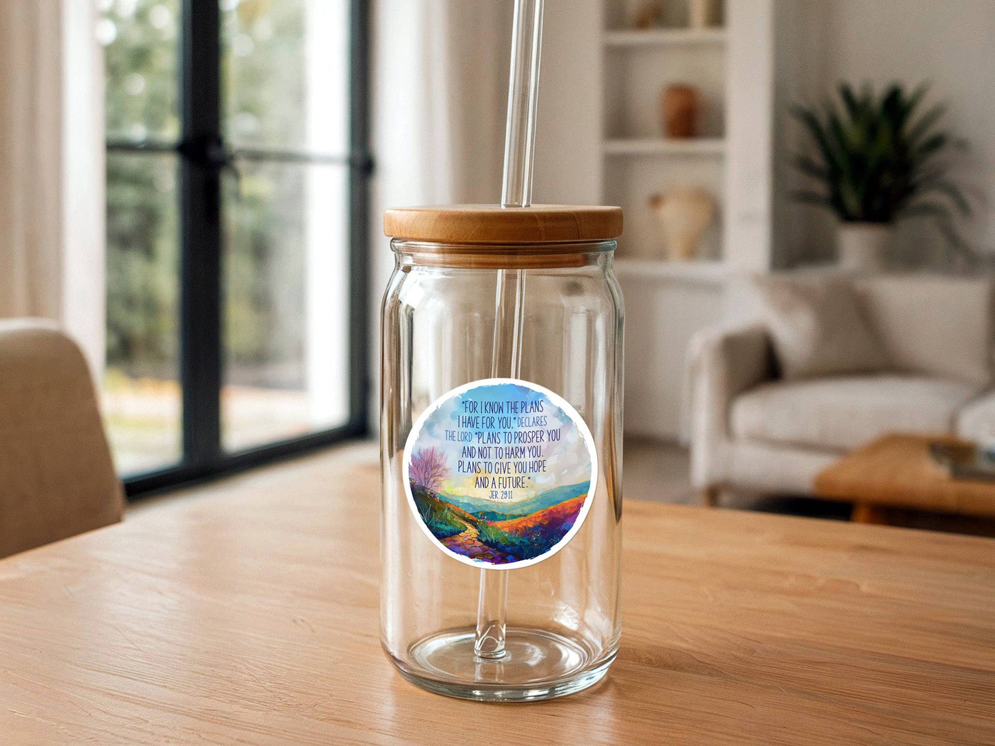 I Know The Plans I Have For You | Christian Sticker | Scenic