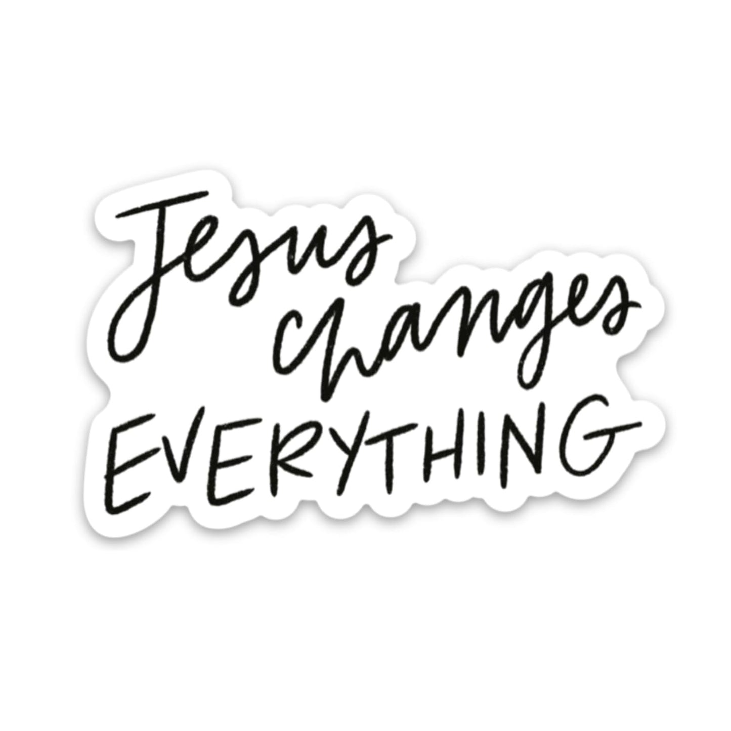 Jesus Changes Everything Sticker