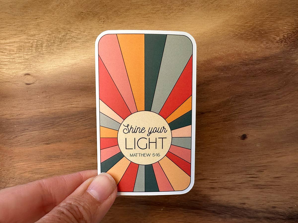 Shine Your Light | Christian Sticker