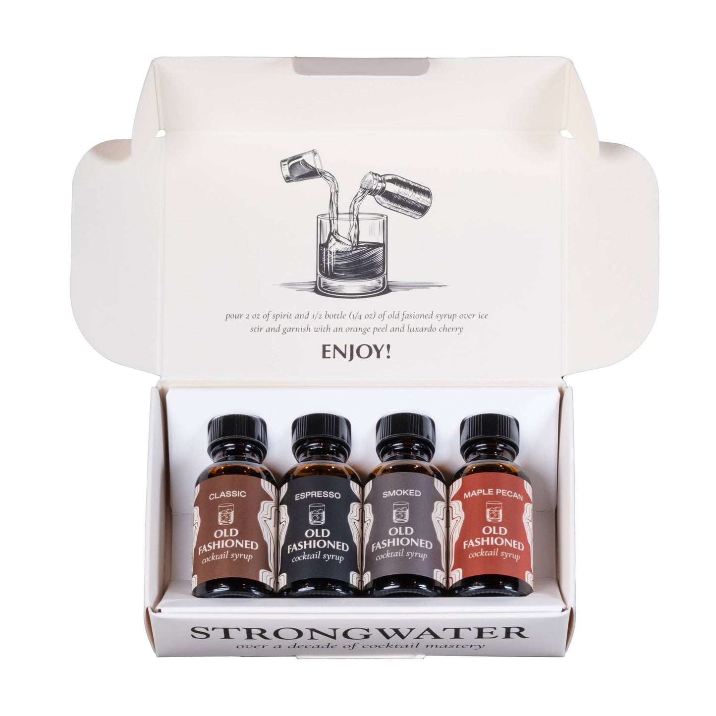 Old Fashioned Cocktail Syrup Sample Set