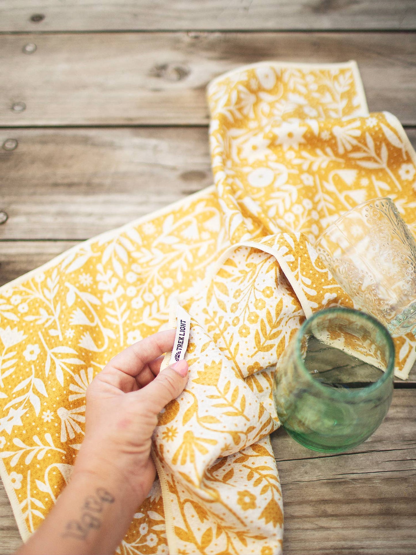Kitchen Tea Towel Quick Dry-Meadow Flowers