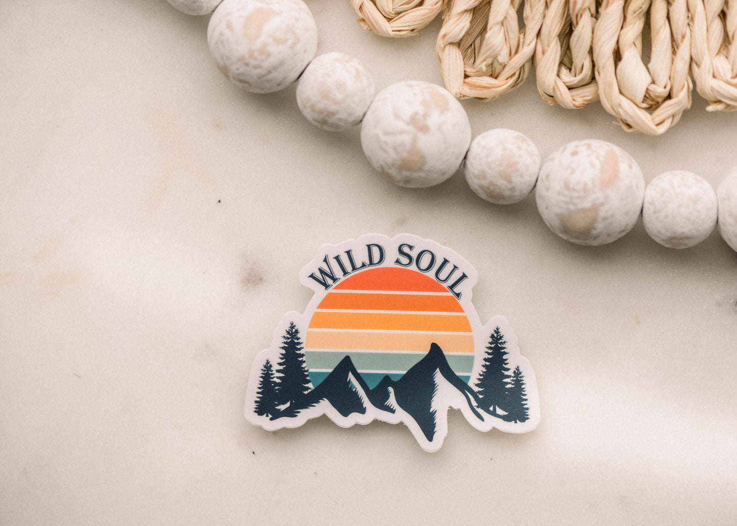 Wild Soul Adventure Vinyl Sticker, 3x3 in