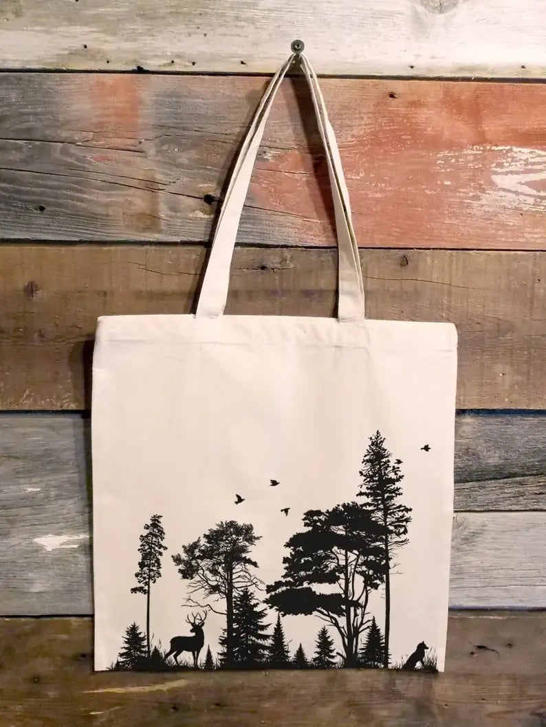 Forest Animals Tote Bag