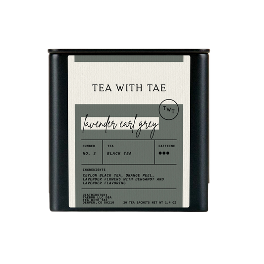 Lavender Earl Grey Black Tea Gift Tin (20 tea bags)