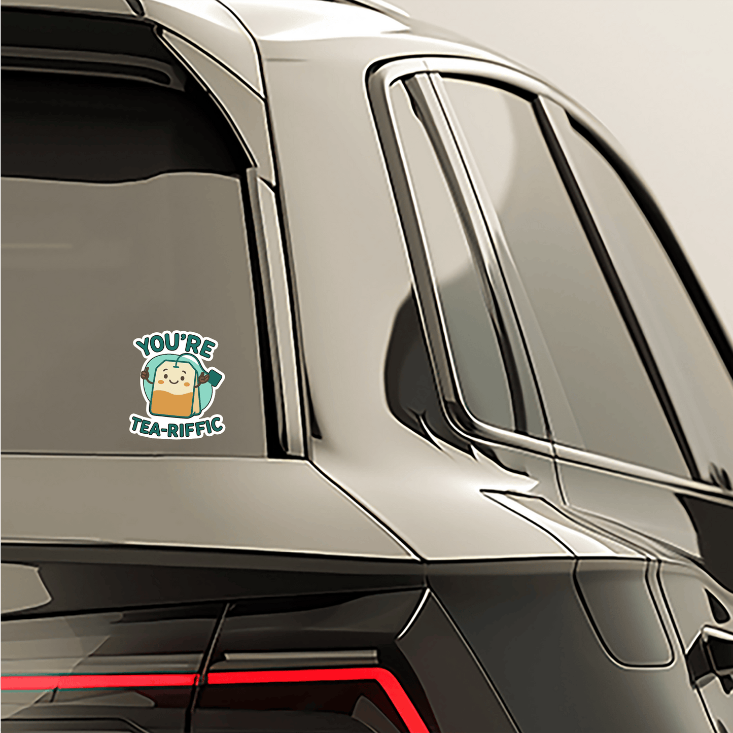 Tea-Riffic Sticker