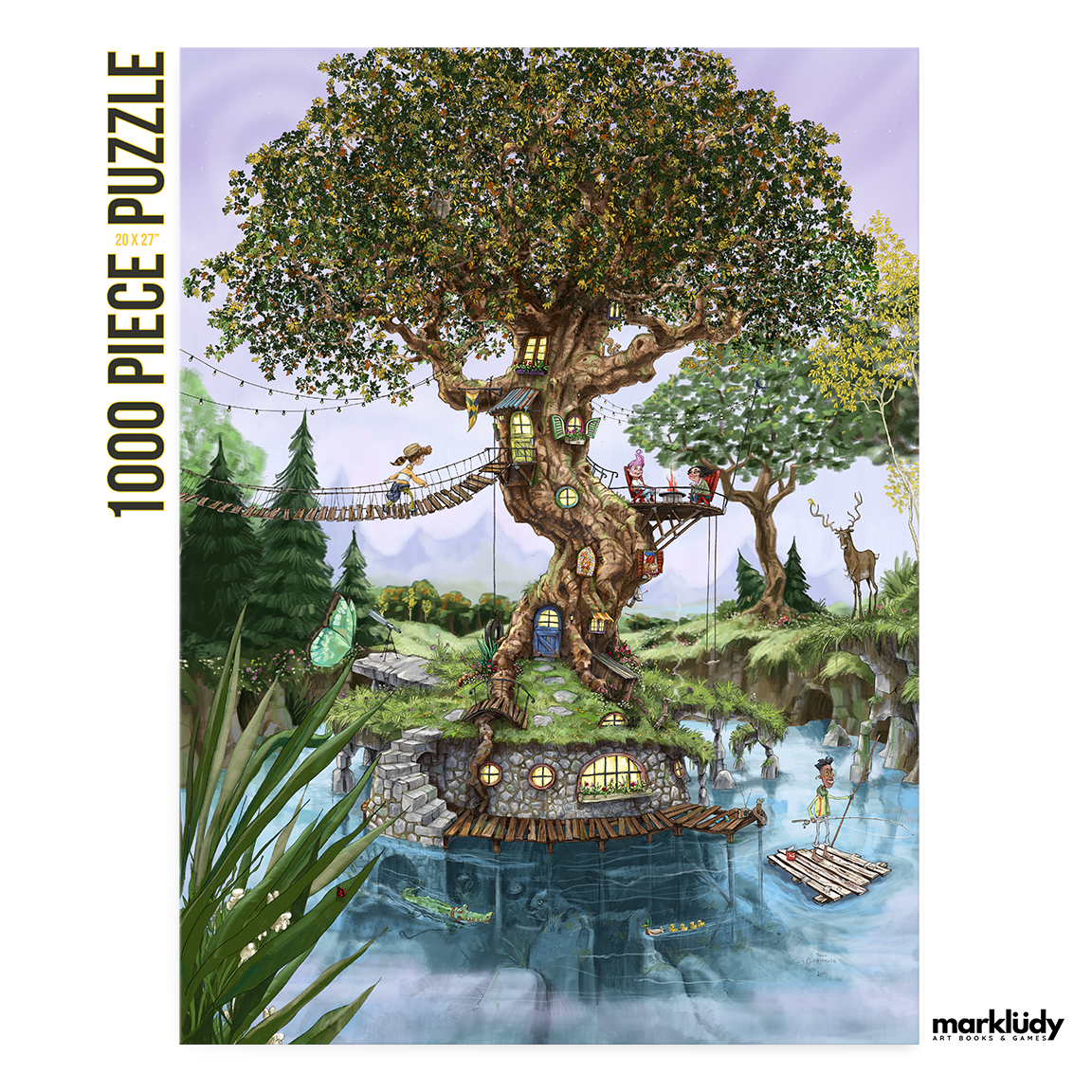 1000 PIECE PUZZLE / THE CLUBHOUSE by Mark Ludy - The Localist