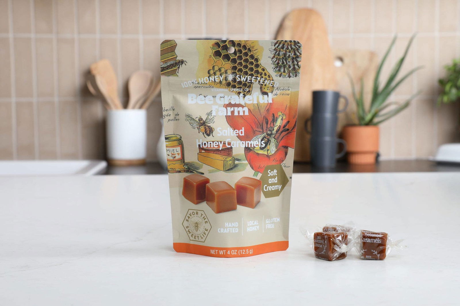 100% Honey Sweetened Salted Honey Caramel from Bee Grateful Farms - The Localist