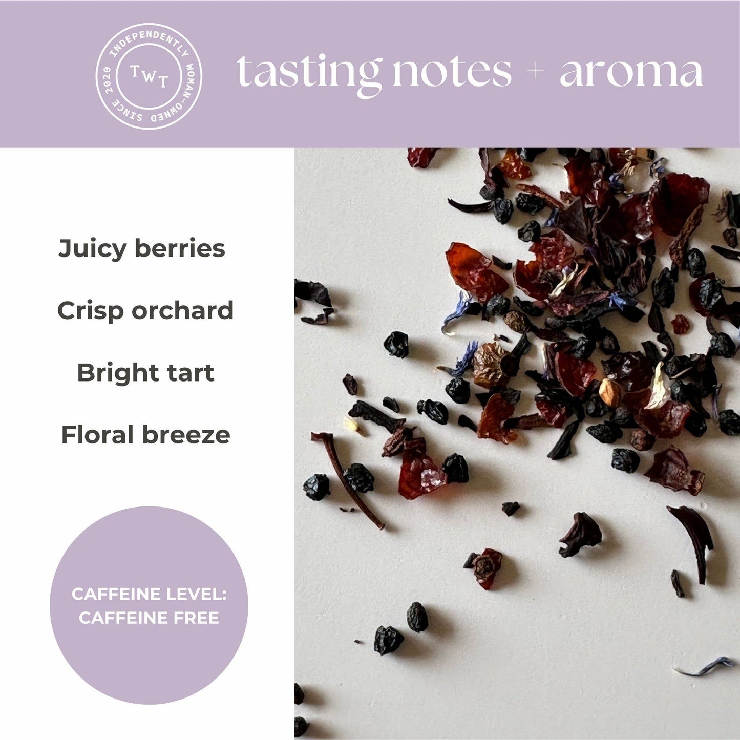 Berry Blossom Herbal Mini Tea Tube
