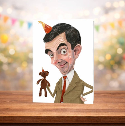 Mr Bean Birthday Card