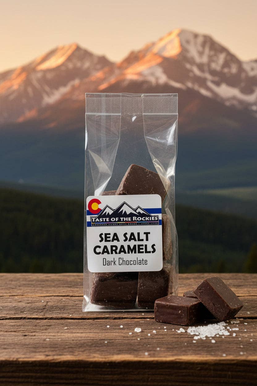 Milk and Dark Chocolate Sea Salt Caramels