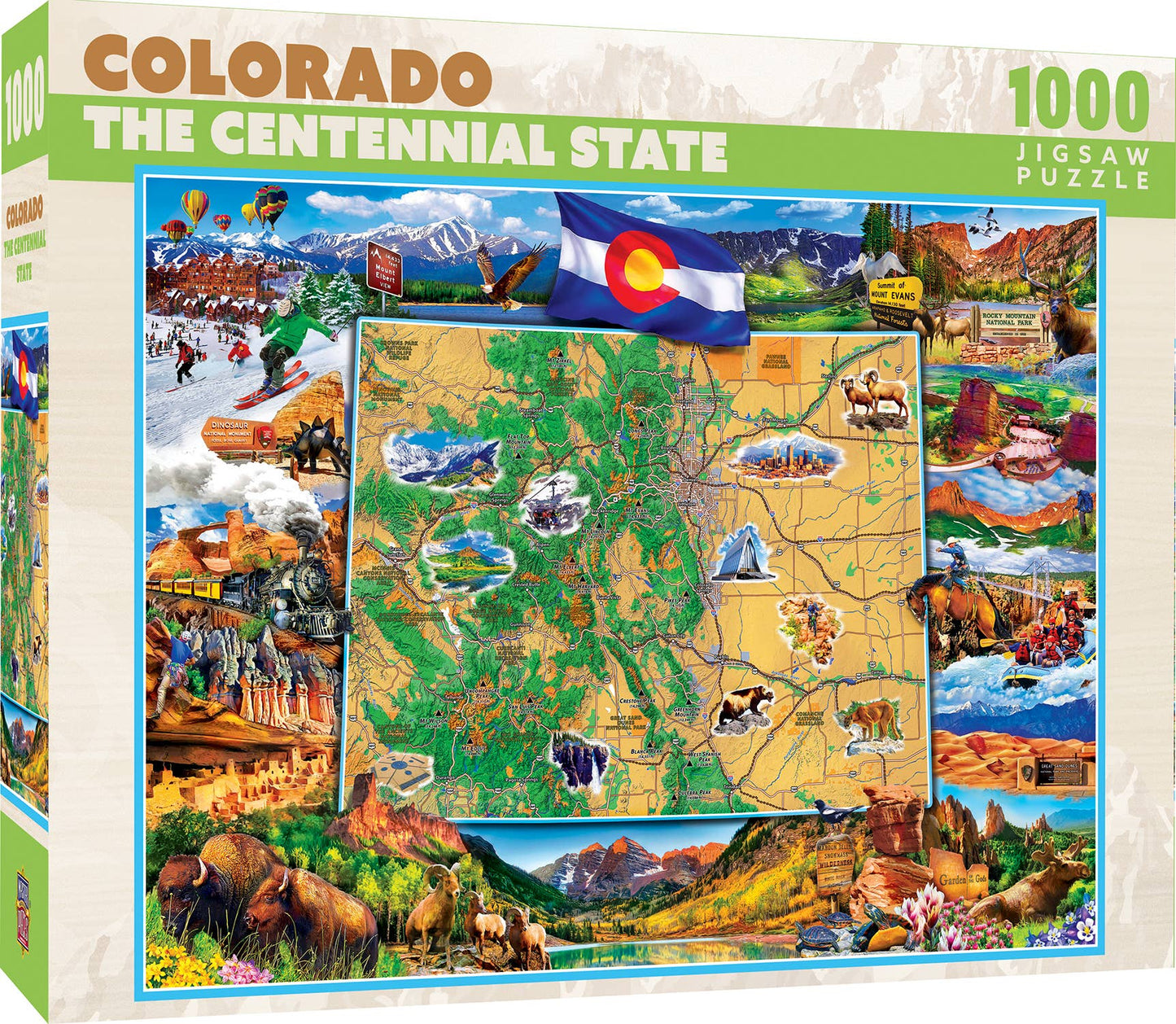 Colorado - The Centennial State 1000 Piece Puzzle