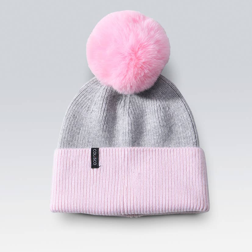 Pom Pom Beanie Hat, Soft Warm Winter Beanies for Women