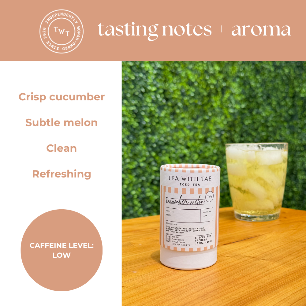 Cucumber Melon Green Iced Mini Tea Tube