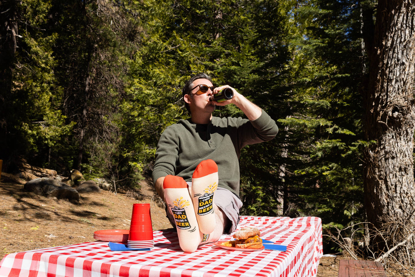 This Dad Needs A Beer Socks
