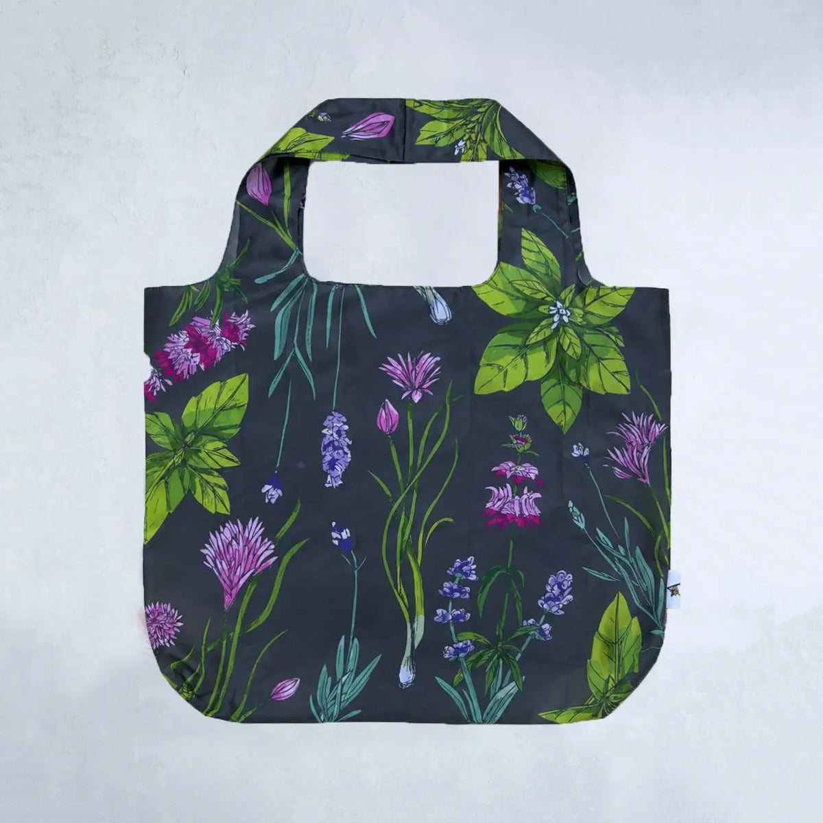 Fall Eco Reusable Shopping Bag - Herb + Flowers