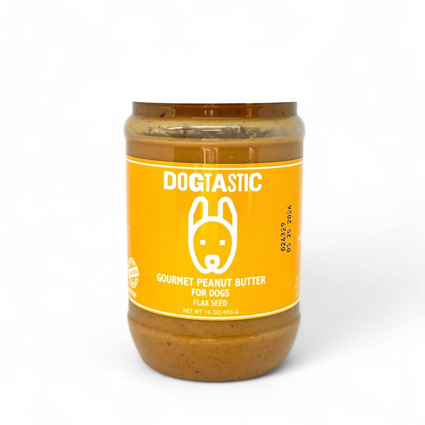 Dogtastic Gourmet Peanut Butter for Dogs - Flax Seed - The Localist