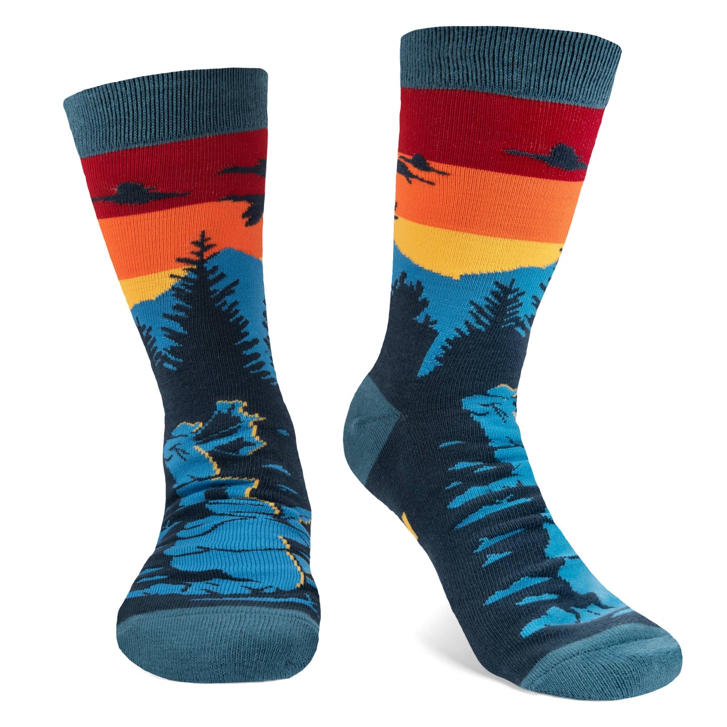 Eat More Fast Food Hunting Socks