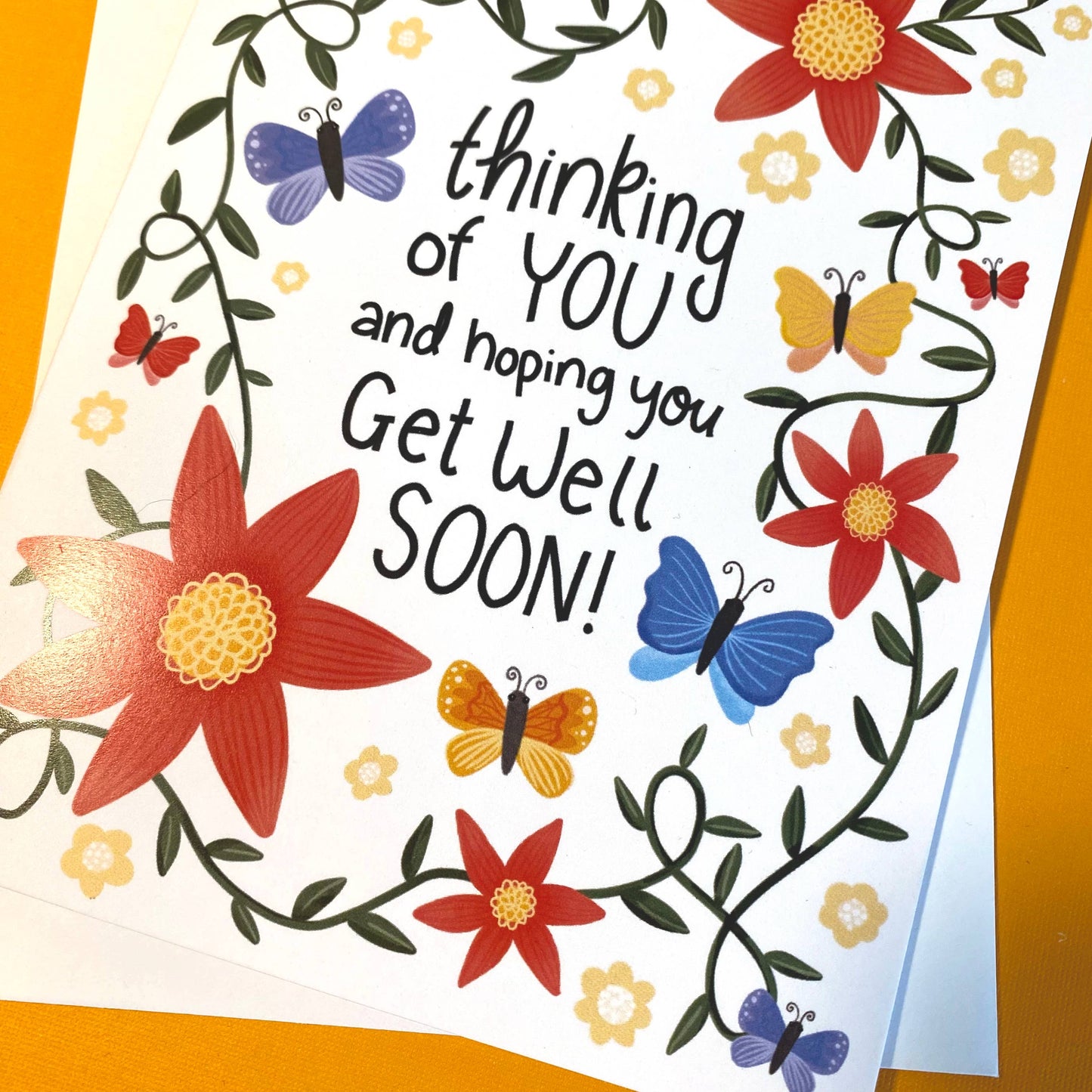 Thinking of You Get Well Card