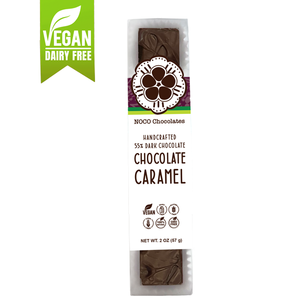 Vegan Dark Chocolate Covered Chocolate Caramel