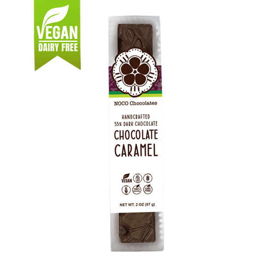Vegan Dark Chocolate Covered Chocolate Caramel
