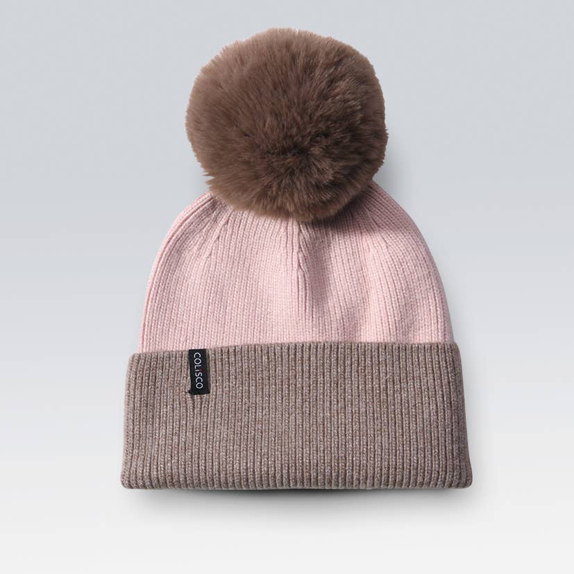 Pom Pom Beanie Hat, Soft Warm Winter Beanies for Women