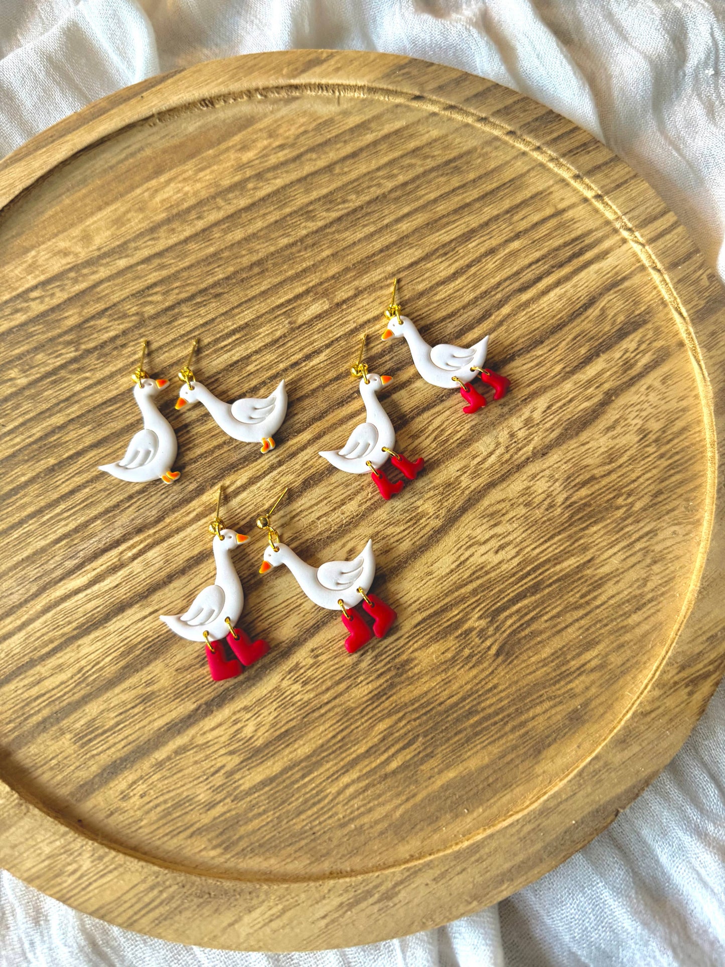 Goose Earrings