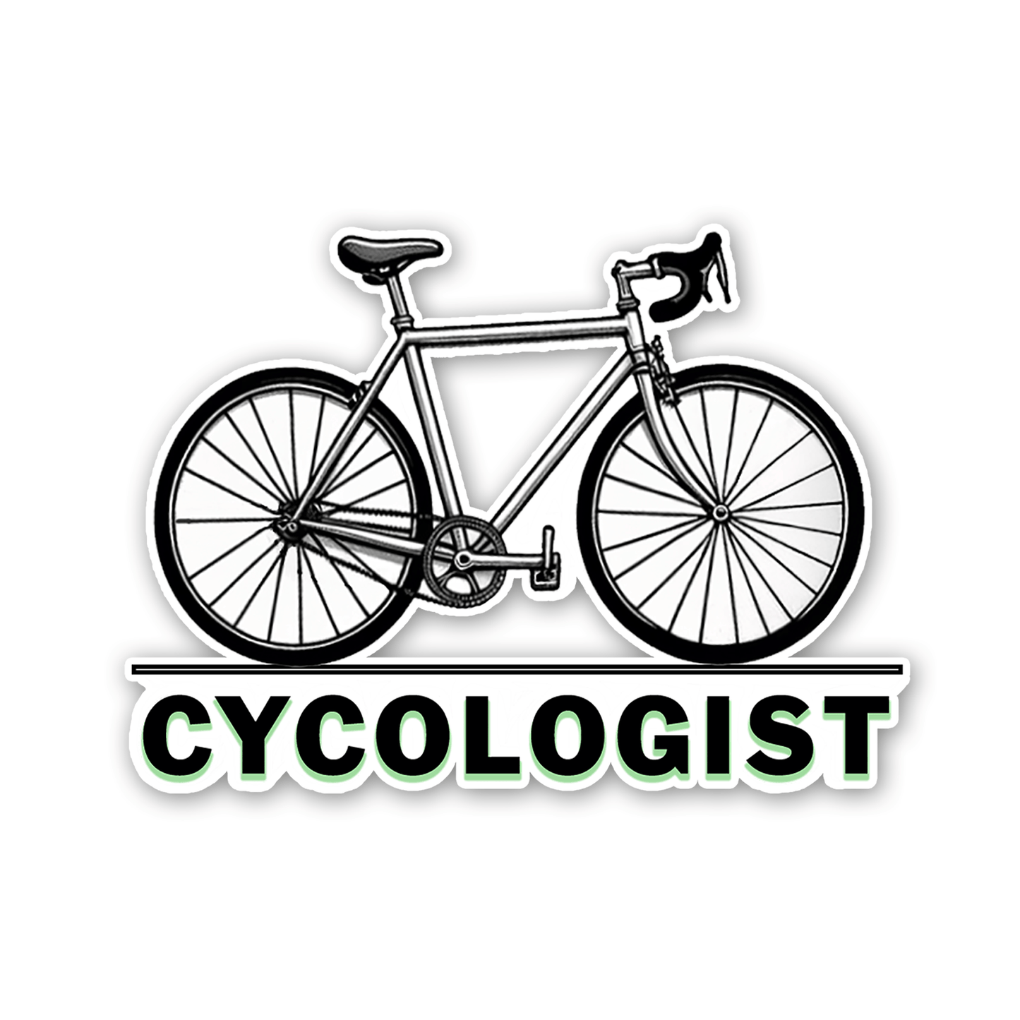 Cycologist Sticker