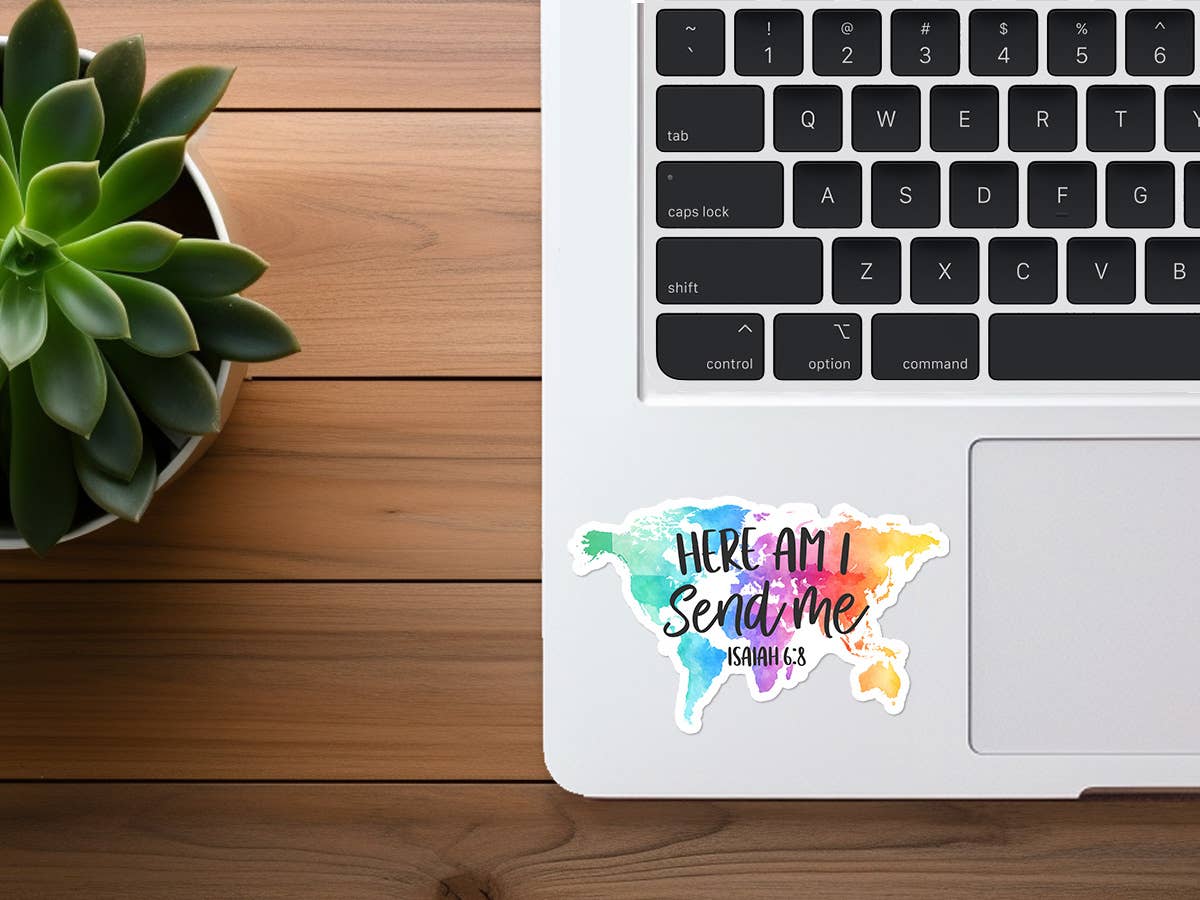 Here Am I, Send Me | Scripture Sticker | Missionary | Gospel