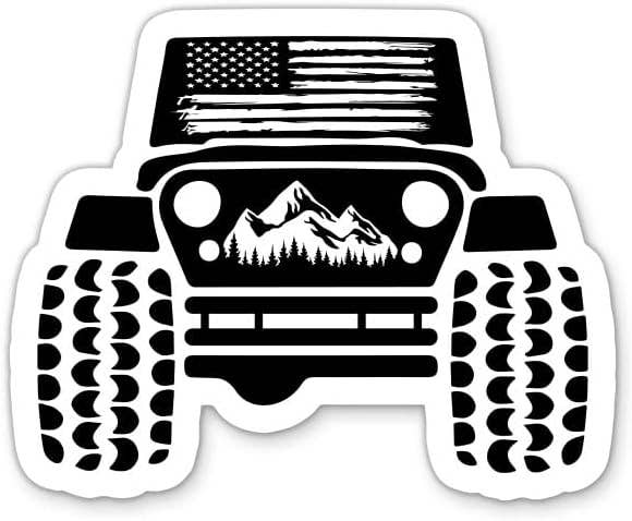 Off-Road Mountain Sticker